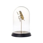Riverdale Bell Bug Gold Glass Metal ø20x27cm