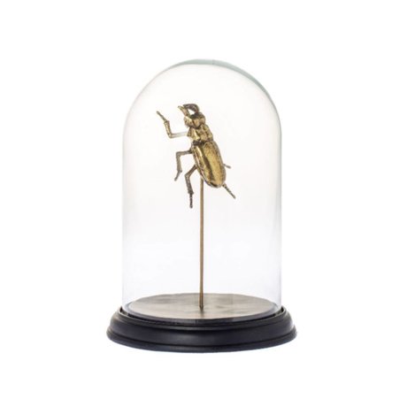 Riverdale Bell Bug Gold Glass Metal ø20x27cm