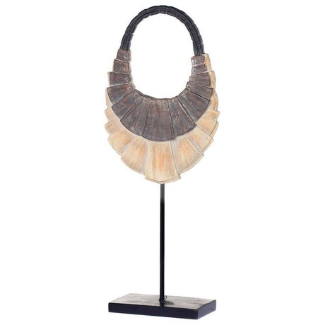 Riverdale Ornament halskette braun Kunststoff Metall 55cm