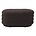 Ferm Living Pouf Oval chocolate brown velvet M 90x40x42cm