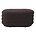 Ferm Living Pouf Ovale velours marron chocolat M 90x40x42cm