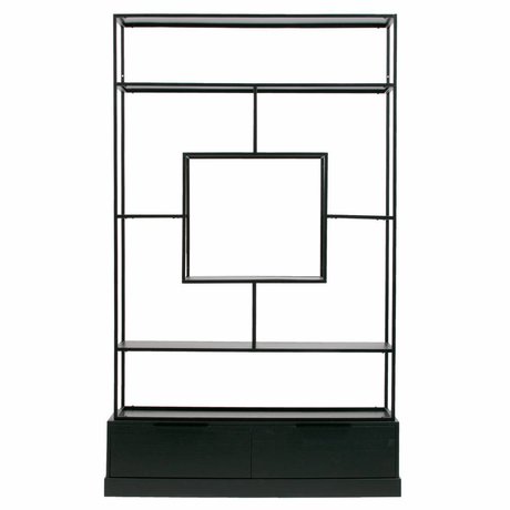 WOOOD Fons schrank metall/holz schwarz