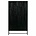 WOOOD Silas Armoire 2 portes en chêne brossé noir