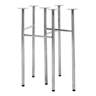 Ferm Living Tischbeine Mingle W68 Chrom Metall 2er Set