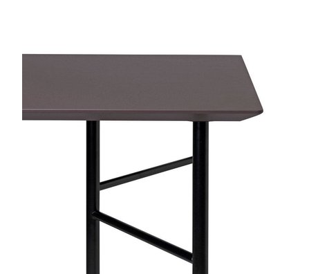 Ferm Living Table top Mingle 160cm taupe wood linoleum 160x90x2,5cm