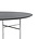 Ferm Living Linge de table rond en linoléum bois noir Ø130x2,5cm