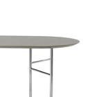 Ferm Living Plateau Mingle Ovale 150cm Linoléum Bois Gris Vert 150x75x2,5cm