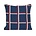 Ferm Living Throw pillow Checked blue red textile 40x40cm