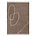 Ferm Living Tapis Desert tufté sable brun textile 140x200cm
