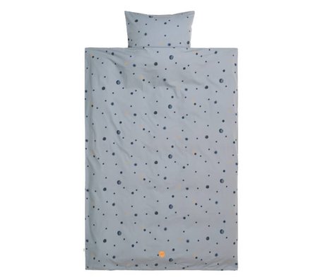 Ferm Living Housse de couette Moon bébé coton 70x100 / 46x40cm