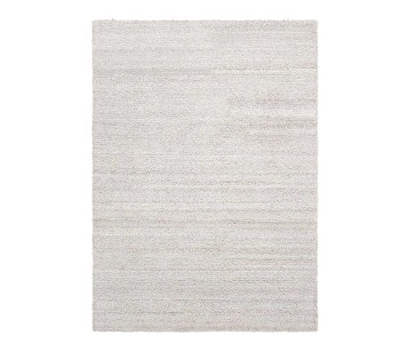 Ferm Living Teppich Ease Schleife aus gebrochenem weißen Textil 140x200cm