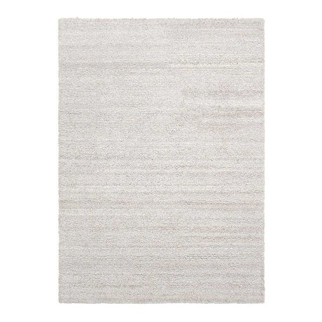 Ferm Living Boucle de tapis en textile blanc cassé 140x200cm