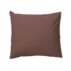 Ferm Living Taie d'oreiller Hush en coton biologique cognac 50x60cm