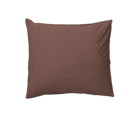 Ferm Living Pillowcase Hush cognac organic cotton 50x60cm