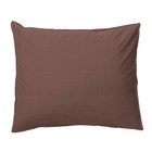 Ferm Living Pillowcase Hush cognac organic cotton 50x70cm