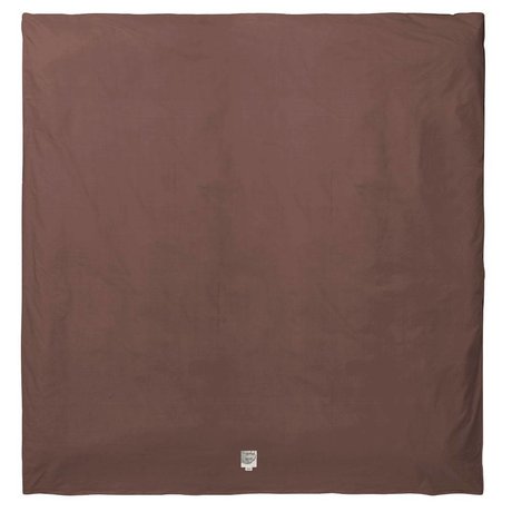 Ferm Living Bettbezug Hush Cognac Bio-Baumwolle 220x220cm