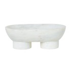 Ferm Living Dish Alza white marble 25x14x9cm