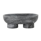 Ferm Living Dish Alza black marble 25x14x9cm