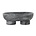 Ferm Living Dish Alza black marble 25x14x9cm