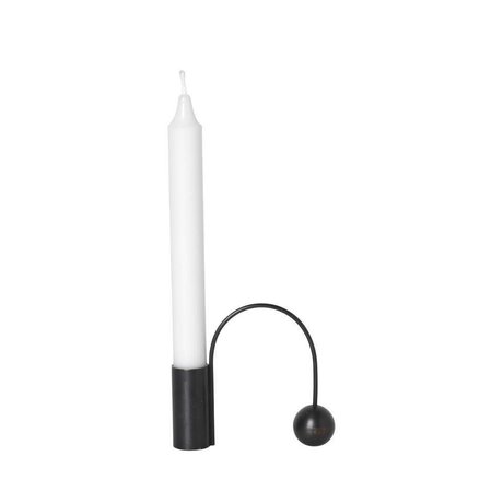 Ferm Living Chandelier Balance acier noir 11x2,5x9,5cm