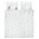 Snurk Linge de maison Artic friends en coton blanc 260x200 / 220cm + 2 / 60x70cm