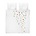Snurk Biancheria da letto uccelli uccelli in cotone bianco 200x200 / 220cm + 2 / 60x70cm