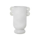 Ferm Living Vase Muses Ania céramique gris clair Ø13x29cm