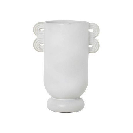Ferm Living Vase Muses Ania céramique gris clair Ø13x29cm