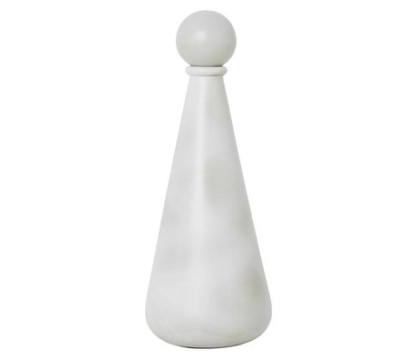 Ferm Living Vase Muses Era light gray ceramics Ø15,8x41,3cm