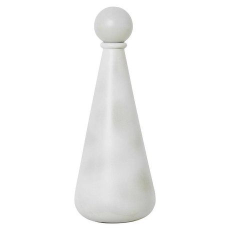 Ferm Living Vase Muses Era hellgraue Keramik Ø15,8x41,3cm