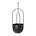Ferm Living Hängetopf Deko schwarz Metall Ø18,5x51,5cm