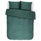 ESSENZA Bettbezug Minze grün Baumwollsatin 200x220+2/60x70cm