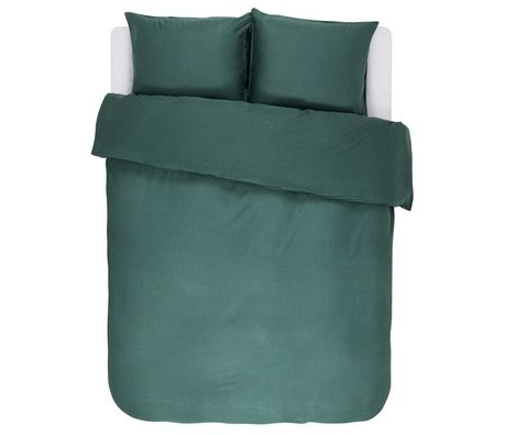 ESSENZA Funda nórdica algodón menta verde satén 200x220 + 2 / 60x70cm