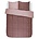 ESSENZA Housse de couette Satin de coton brun Bory Earth 240x220 + 2 / 60x70cm