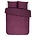 ESSENZA Duvet cover Minte Burgundy purple cotton satin 200x220 + 2 / 60x70cm