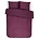 ESSENZA Housse de couette Minte Bordeaux satin de coton violet 240x220 + 2 / 60x70cm