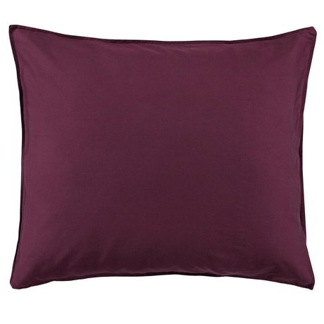 ESSENZA Funda de cojín Minte Borgoña algodón satinado 60x70cm