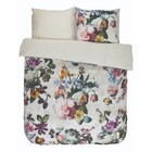 ESSENZA Bed linen Fleur Ecru white cotton satin 260x220 + 2 / 60x70cm