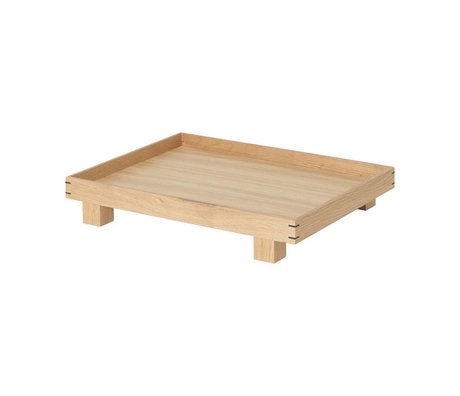 Ferm Living Tablett Bon Natureiche klein 36x28x6cm