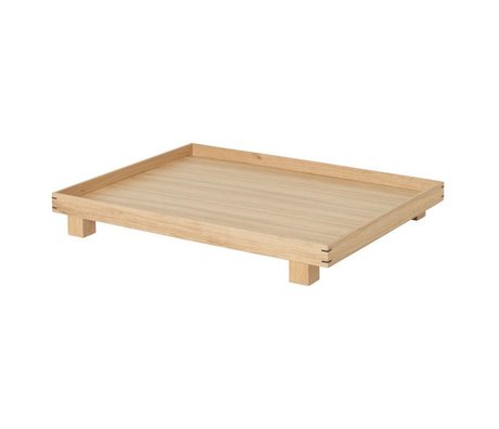 Ferm Living Tablett Bon Natureiche groß 47x36x6cm