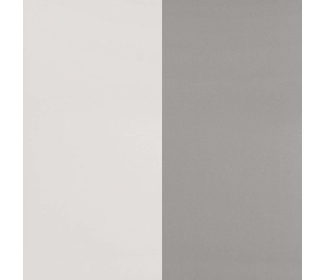 Ferm Living Wallpaper Thick Lines gray broken white paper 53x1000cm