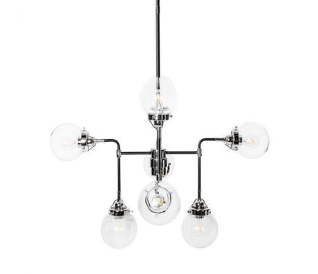 Riverdale Hængelampe Sacha sort metal 90x90x150cm