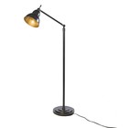 Riverdale Lampadaire Jesse en métal gris foncé 31x31x150cm