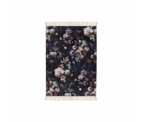 ESSENZA Tapis Fleur Night Bleu Bleu Polyester 60x90cm