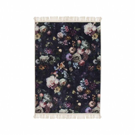 ESSENZA Tappeto Fleur Night Blue Blue Polyester 120x180cm