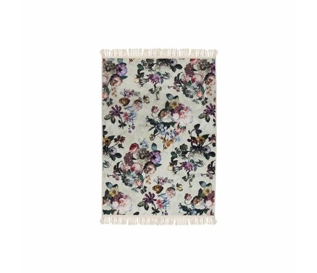 ESSENZA Carpet Fleur Ecru White Polyester 60x90cm