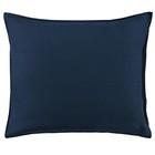 ESSENZA Fodera per cuscino Rasatello in cotone blu navy miniato 60x70cm