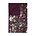 ESSENZA Bed Skid Fleur Burgundy Lilla Velvet Polyester 100x240cm