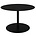 Zuiver Tavolino da neve rotondo in metallo nero M Ø60x40cm