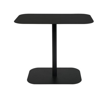 Zuiver Table d'appoint snow rectangle métal noir 50x30x42,5cm